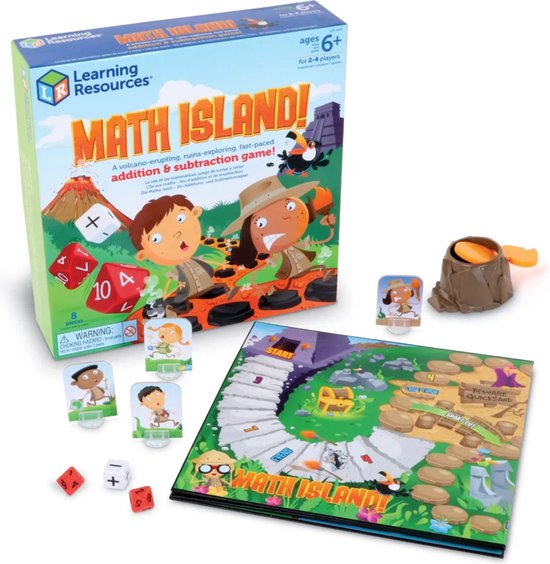 Afbeelding van het spel Math Island (rekenspel) optellen en aftrekken