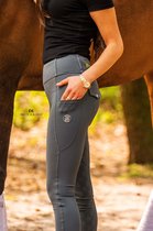 Donley - Acascalini – Blue - leggings d'équitation - leggings d'équitation - culottes d'équitation - tissu super fin - taille 42 - pantalons de cheval - pantalons d'équitation - leggings d'équitation - leggings - grip en silicone