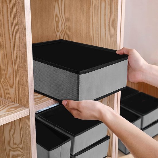 o'secret Kledingkast organizer kledingopslag voor jeans, broeken, T-shirts, ondergoed - voor IKEA PAX 100 cm, set van 6