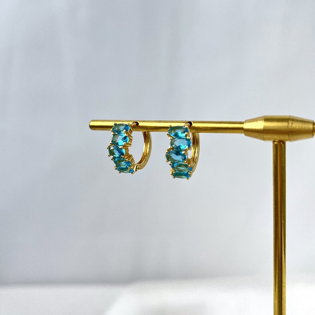 Dottilove- oorbellen- oorbellen dames- oorhangers- 14k Gold plated