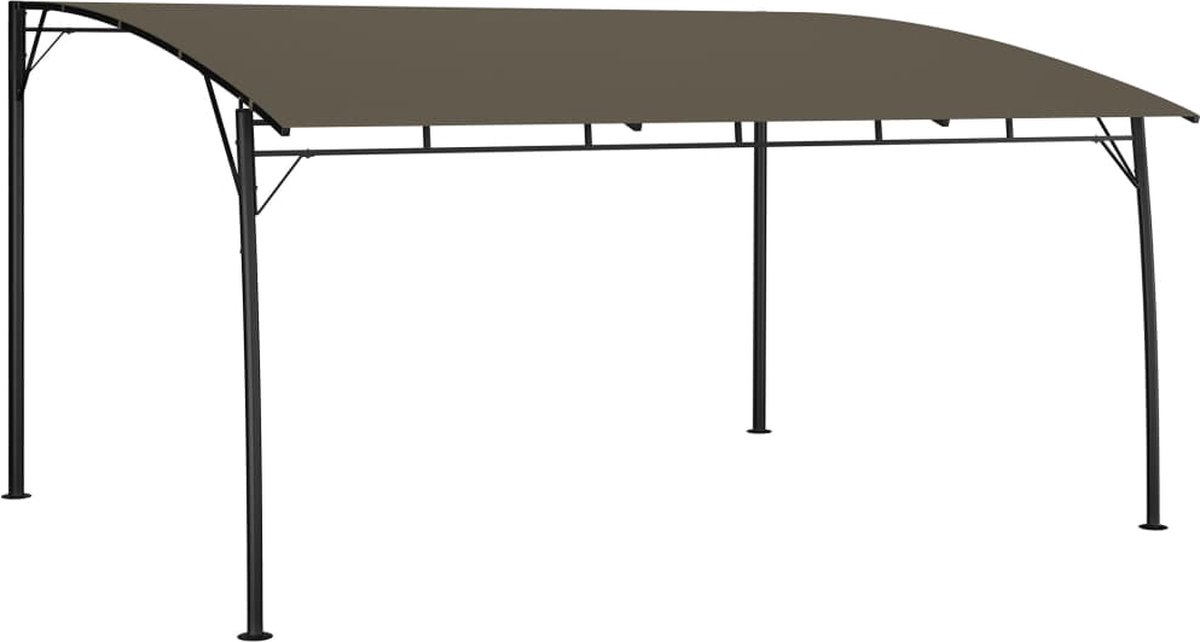 vidaXL-Zonneluifel-4x3x255-m-taupe