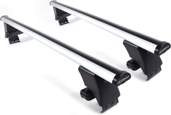 Galeries de toit adaptées à la Volkswagen ID.5 à partir de 2022 toit lisse - Aluminium - Capacité de charge élevée 100kg - Merk Farad