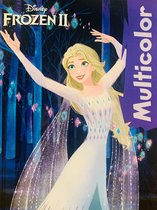 Kleurboek Frozen 2 ''Elsa''- Disney Muliticolor kleurboek - Kleurboek - Knutselen voor kinderen - Knutselen voor meisjes - Frozen - Stiften - Potloden