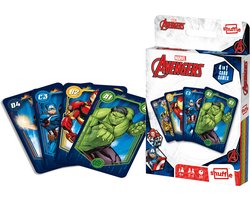 foto van Shuffle - Kaartspellen Avengers - 4 in 1 (Kwartet, memo, snap, actiespel)