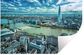 Stickers muraux - Londres - Skyline - Angleterre - 30x20 cm - Feuille adhésive