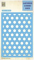 Nellie's Choice Layered Combi Die nid d'abeille (couche B) LCDH005 105x148mm (01-20)