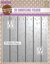 EF3D025 Nellie Snellen 3D Embossing Folder textuur - hout - embossingfolder achtergrond houten planken
