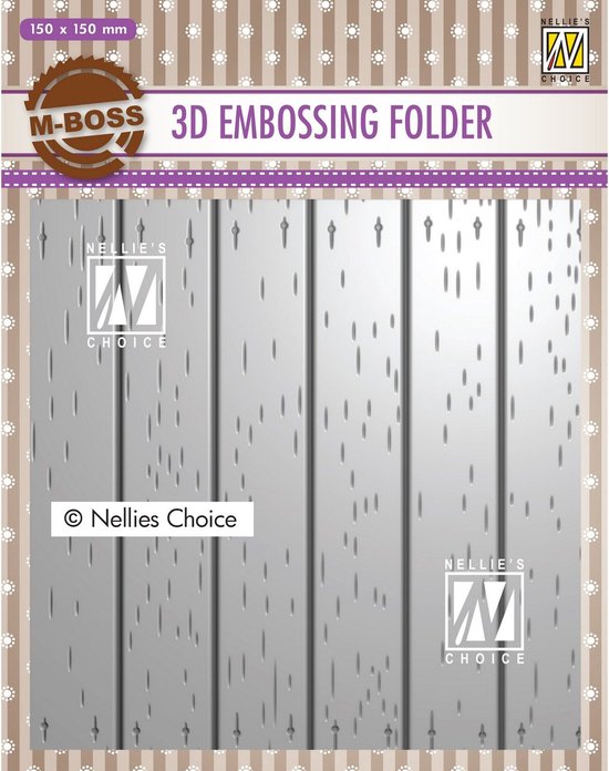 Foto: Ef3d025 nellie snellen 3d embossing folder textuur hout embossingfolder achtergrond houten planken