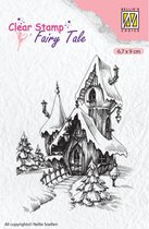 FTCS011 Nellie Snellen Clearstamp Fairy tale Winter Castle - winterkasteel fee