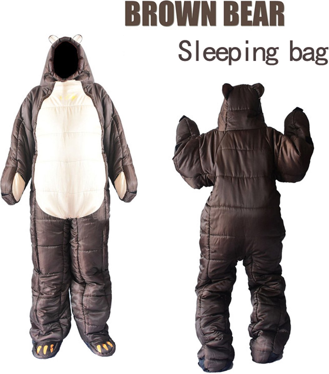 Draagbare Slaapzak Jas Full Body Slaapkleding Warm Draagbare Slaapzak Jas Full Body Slaapkleding Warm