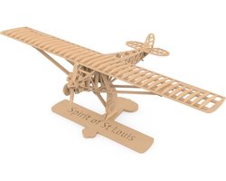 Ilo Build 3D Houten Modelbouw Spirit Of St.Louis, NUI-104, 44x26x26cm