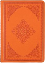 Victoria's Journals - Notebook B6 - Old Book Journal Medium - Vintage - Hardcover Rigide en Cuir Vegan Premium - 256 Pages Papier Premium (12x17 cm) ( Oranje)
