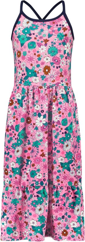 Meisjes jurk midi - Cute flower AOP