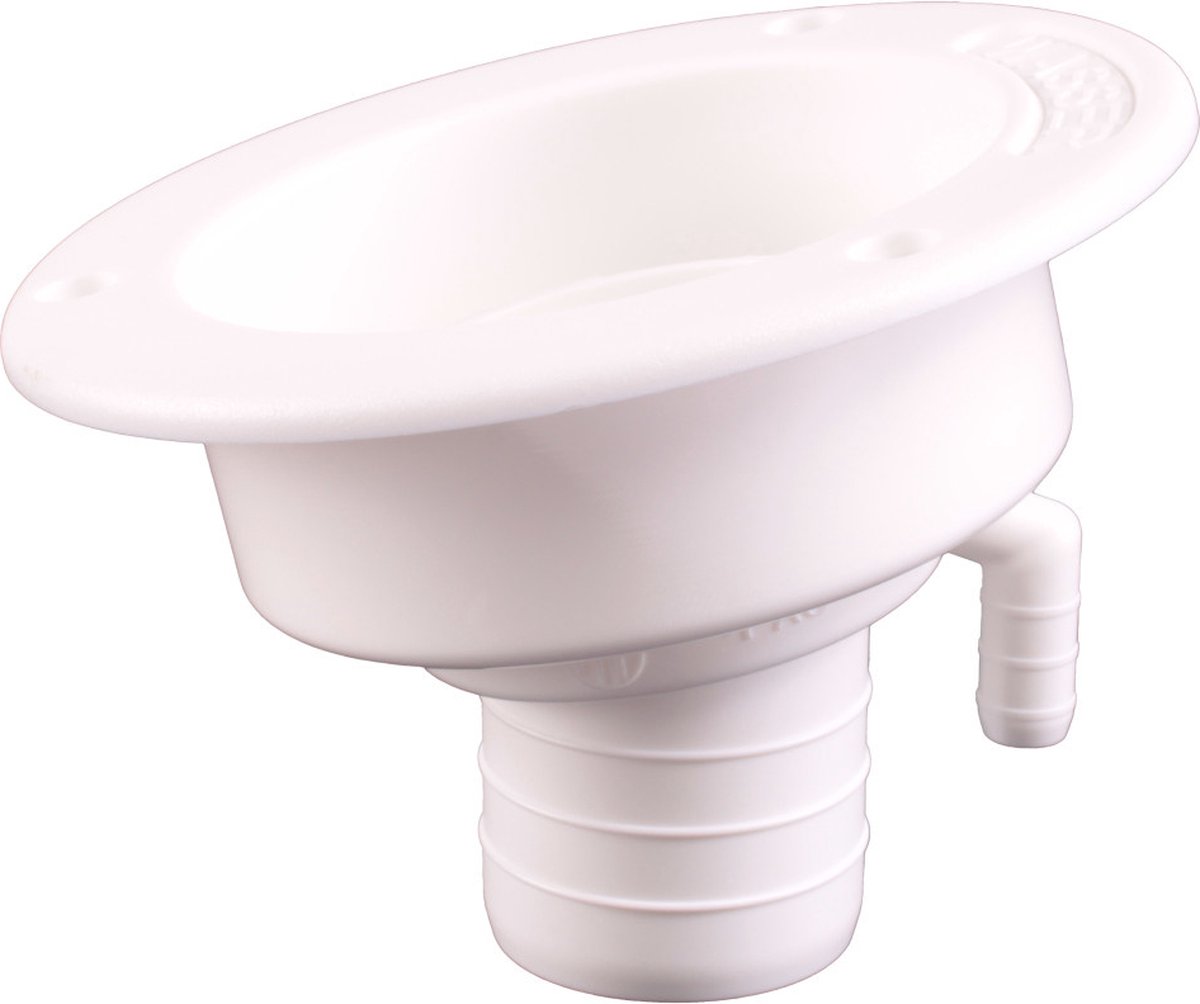 Watervulopening 40mm met Slot Wit