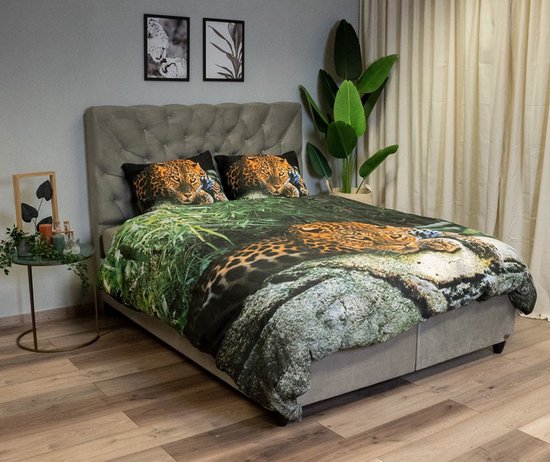 Inspirations Dekbedovertrek Jungle Luipaard Lits-Jumeaux 240x200/220 - 100% Katoen