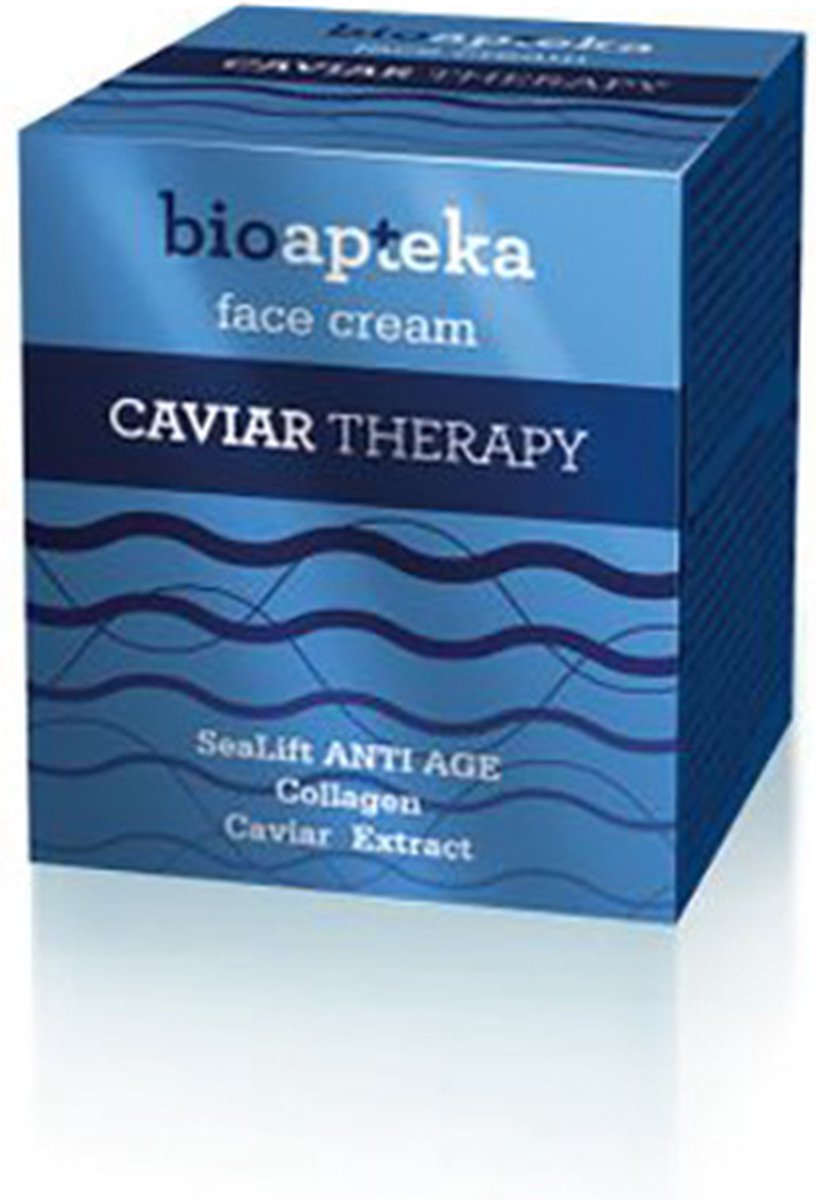 Natuurlijke Gezicht creme met kaviaar uit Bulgaarse zee - verjongt en herstelt verouderde huid 40 ml