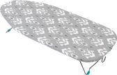 Beldray Tafelstrijkplank (100% katoen) met ophanghaak - Afmeting 73 x 31 cm - Mini strijkplank - Voor op reis - Grijs