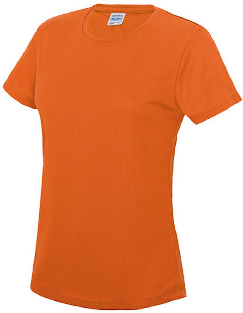 Dames sportshirt met korte mouwen 'Cool T' Electric Orange - XS