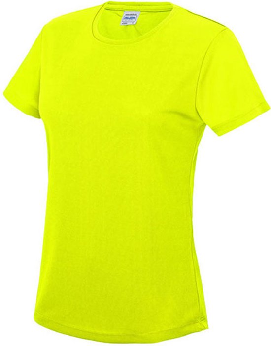 Chemise de sport manches courtes femme ' Cool T' Yellow Electric - M