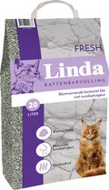Linda kattenbakvulling klompvormend Fresh 20L - Kat