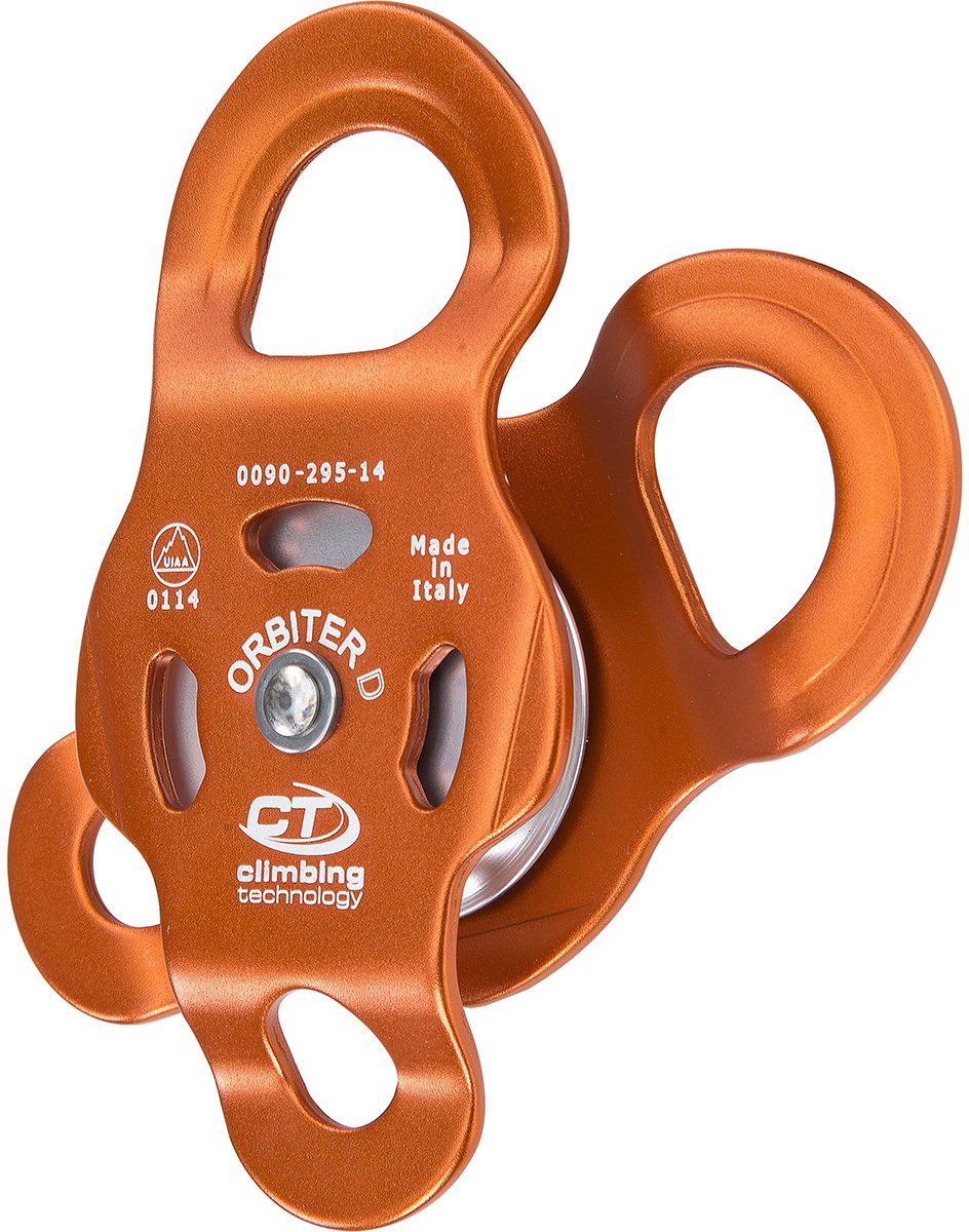 Climbing Technology Orbiter katrol D oranje