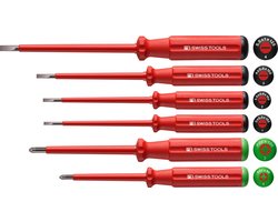 PB Swiss Tools Schroevendraaiserset SL/PZ 6 delig VDE