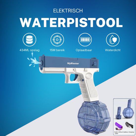 MyBlaster - Elektrisch waterpistool - WaterBlaster - WaterGun