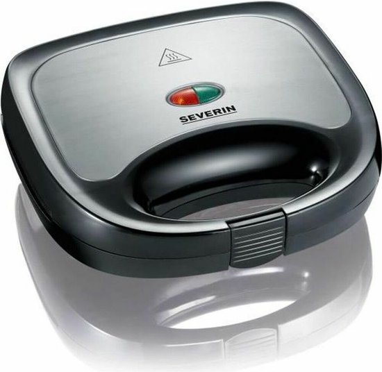 Severin SA 2969 - Tosti-apparaat - Antiaanbaklaag - Veilig in gebruik - Compact Design - 600W - RVS