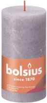 Bol.com Bolsius Stompkaars Frosted Lavender Ø68 mm - Hoogte 13 cm - Grijs/Lavendel - 60 Branduren aanbieding