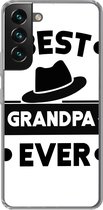 Geschikt voor Samsung Galaxy S22 Plus hoesje - Opa - Quotes - Best grandpa ever - Spreuken - Siliconen Telefoonhoesje