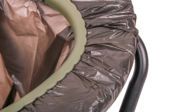 Ultimate Camper-Comfort Toilet + 15 Biodegradable Toilet Bags | Bivvy accessoire - Ultimate