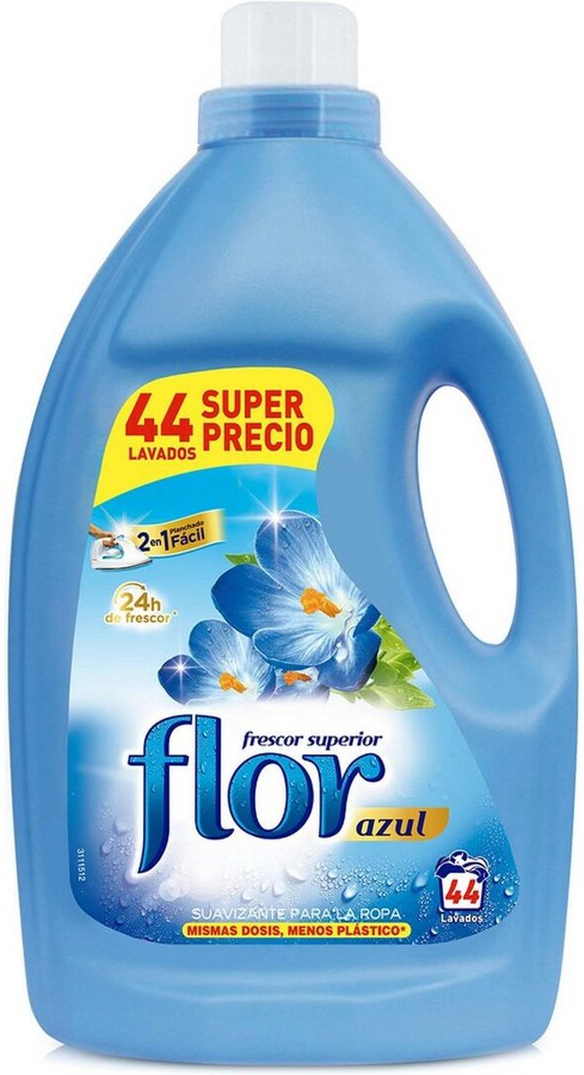 Geconcentreerde wasverzachter Flor Blauw (2,2 L)