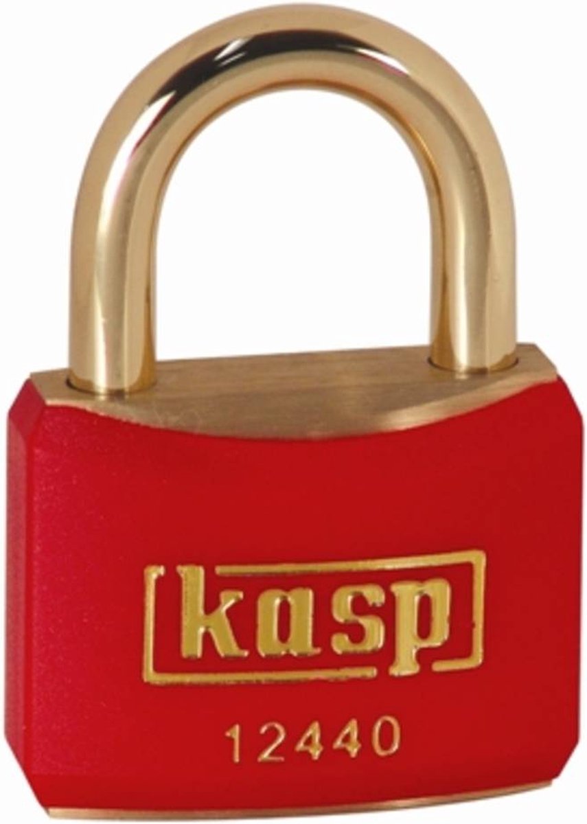 Kasp K12440REDA1 Hangslot 40 mm Gelijksluitend Goud-geel Sleutelslot