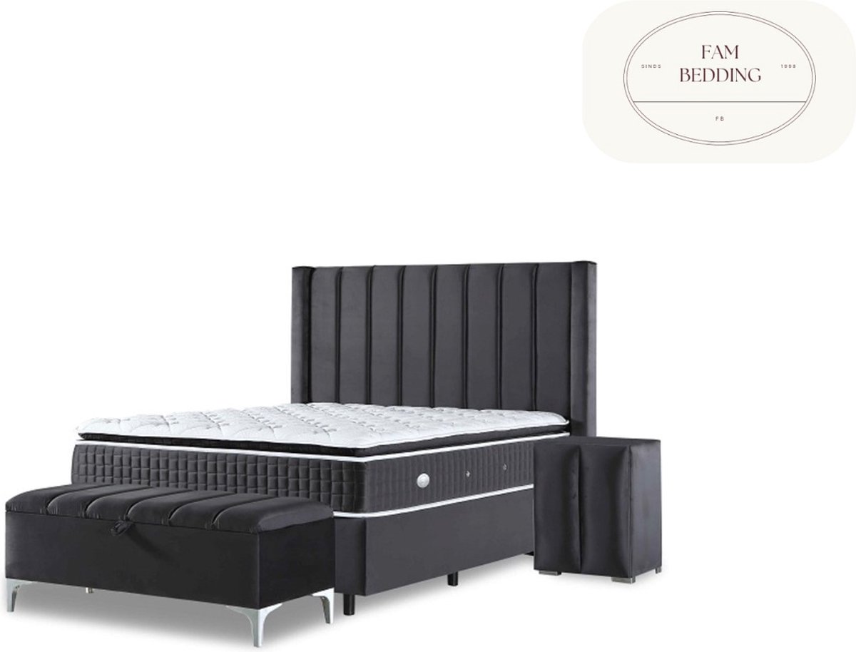 2 Persoons Opberg Boxspring Lina 140x200