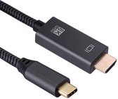 Qnected® USB Type-C naar HDMI 2.1 Kabel 3 meter | 4K 60/120Hz, 8K 60Hz | HDR | Compatibel met Apple & DP Alt Mode Apparaten