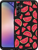 Cazy Hoesje Zwart geschikt voor Samsung Galaxy A54 Watermeloen