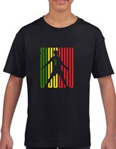 SIUUU Kinder shirt met tekst- Kinder T-Shirt - zwart - Maat 164 (small ) - T-Shirt leeftijd 15 tot 16 jaar - Grappige teksten - Cadeau - Shirt cadeau - SIUUU -R7 - Ronaldo - verjaardag -