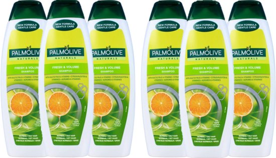 Palmolive Shampoo Naturals Fresh & Volume - 6 x 350ml - Voordeelverpakking