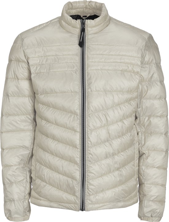 Jack & Jones - Heren Jas zomer Hero Puffer Collar - Beige - Maat S