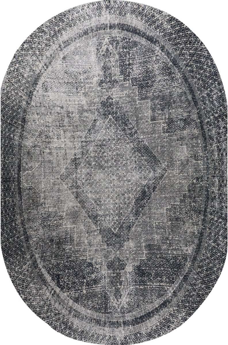 HomeBound by KY | Karpet Lea ovaal | 160x230cm | vloerkleed vintage