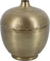 Vase métal doré