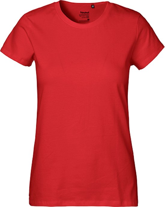 Ladies´ Classic T-Shirt met ronde hals Red - XL