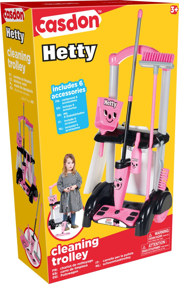 Casdon Hetty Schoonmaaktrolley - Speelgoedschoonmaakset — afbeelding 3