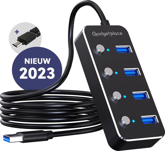 Acheter Adaptateur de répartiteur de Hub USB de Type C à 4 ports