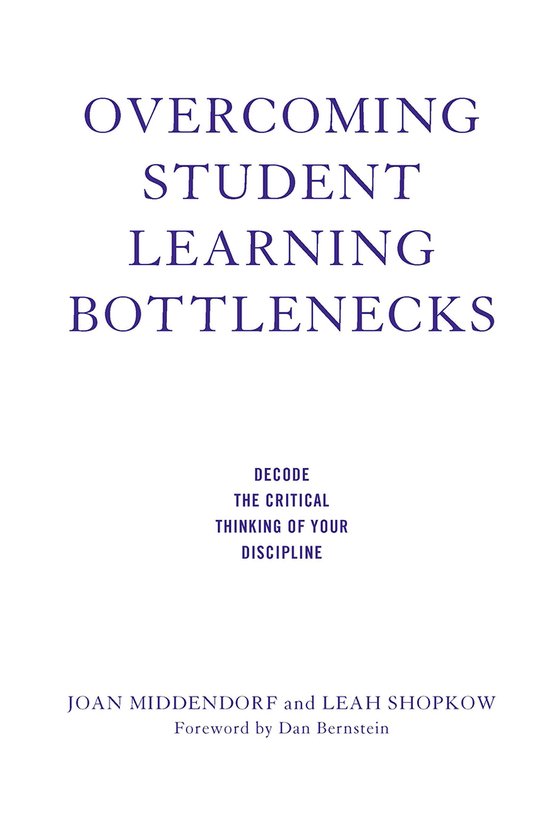 Overcoming Student Learning Bottlenecks - cover