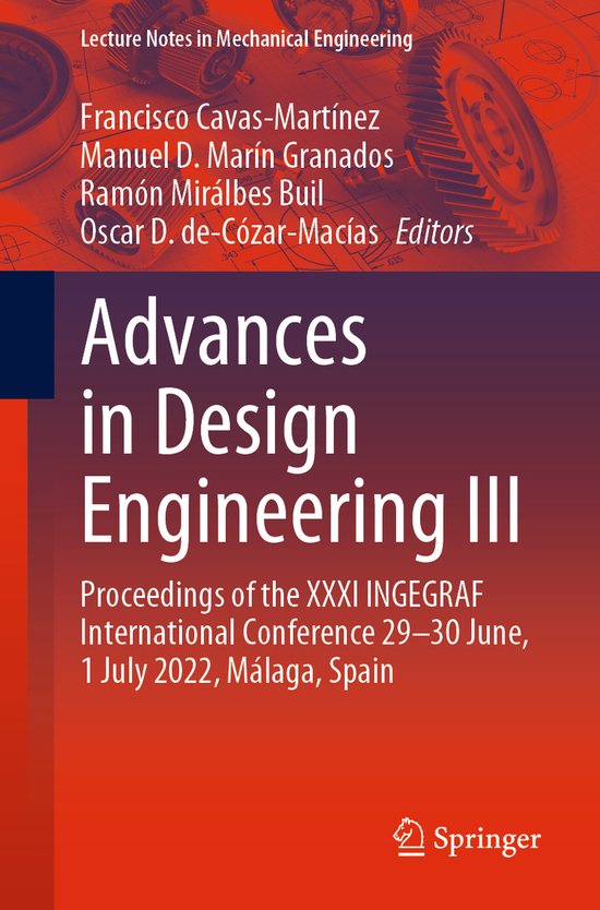 Lecture Notes in Mechanical Engineering- Advances in Design  ... - cover