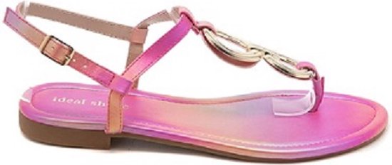 Beeldige multi strap sandalen – fushia – maat 40