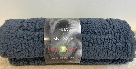 HuggleHounds Hondenmat Grijs Medium 61 x 93 cm