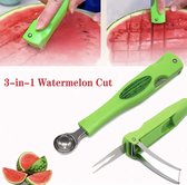 Watermeloen snijder - fruit snijder - blokjes snijder - keukengadget - 1 stuk - Roest vrij staal