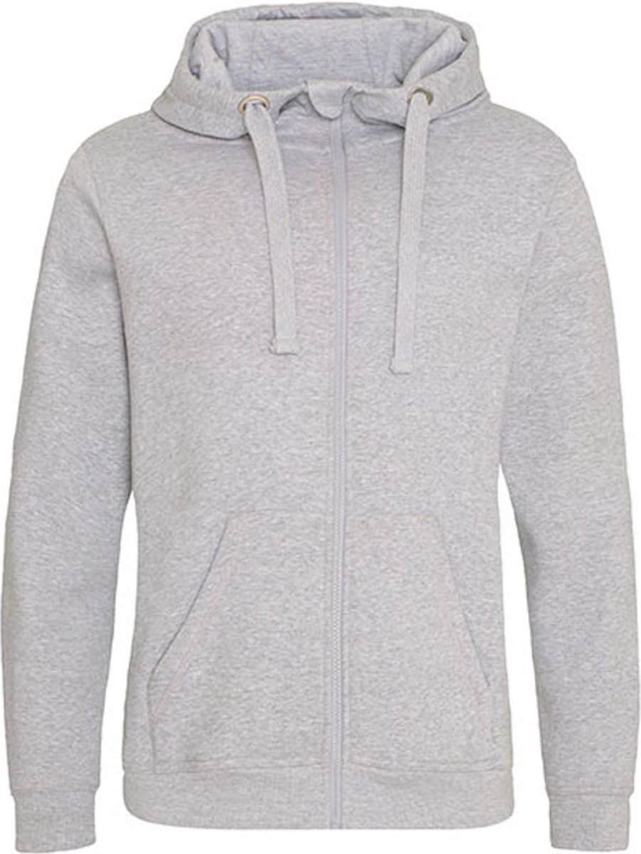 Graduate Heavyweight Hoodie met rits Heather Grijs